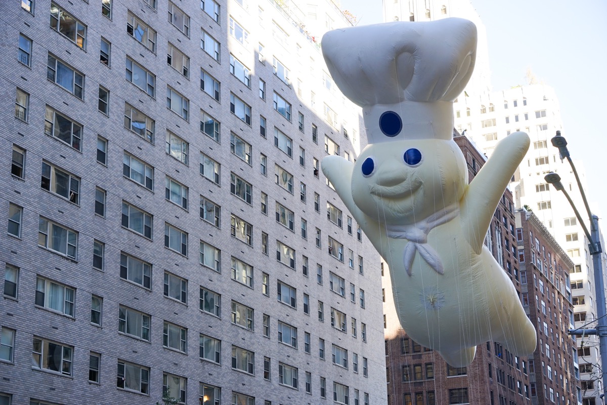 Pillsbury Doughboy float in macy's thanksgiving day parade, smarter facts