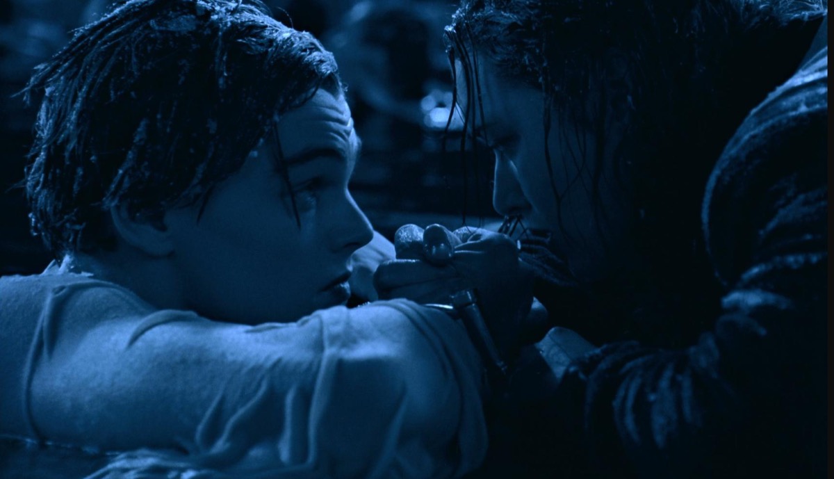 Leonardo DiCaprio and Kate Winslet in Titanic (1997)