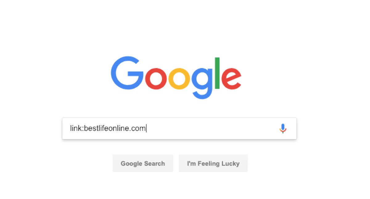 google link search - google tricks