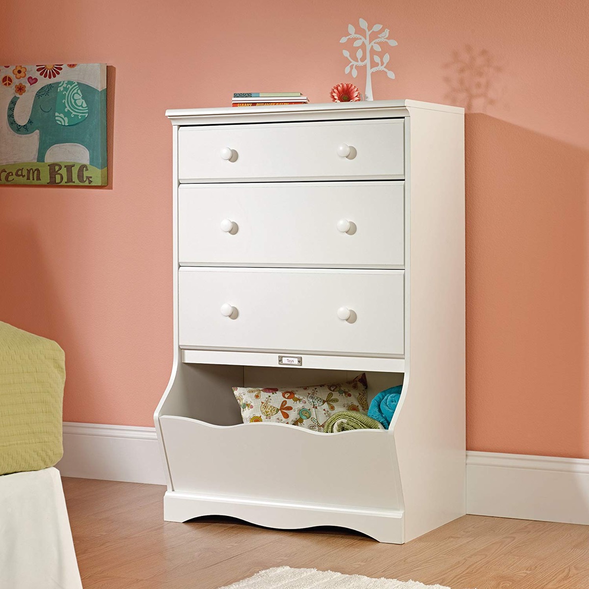 A White Dresser From Amazon {Save Money on Furniture}