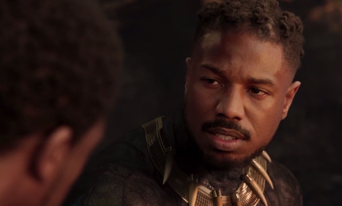 Killmonger's death in Black Panther