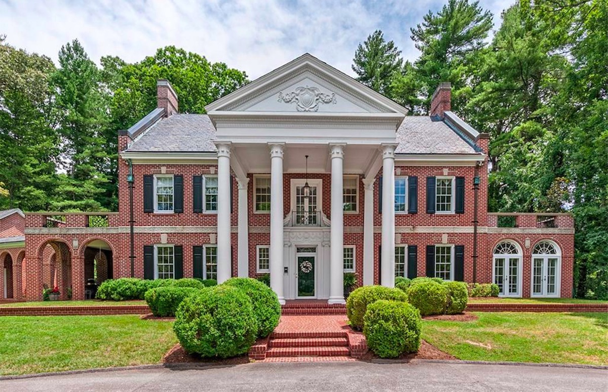 British Georgian home in North Carolina most popular house styles