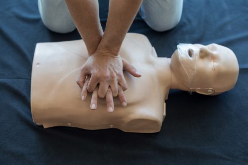 Cardiopulmonary resuscitation or CPR training