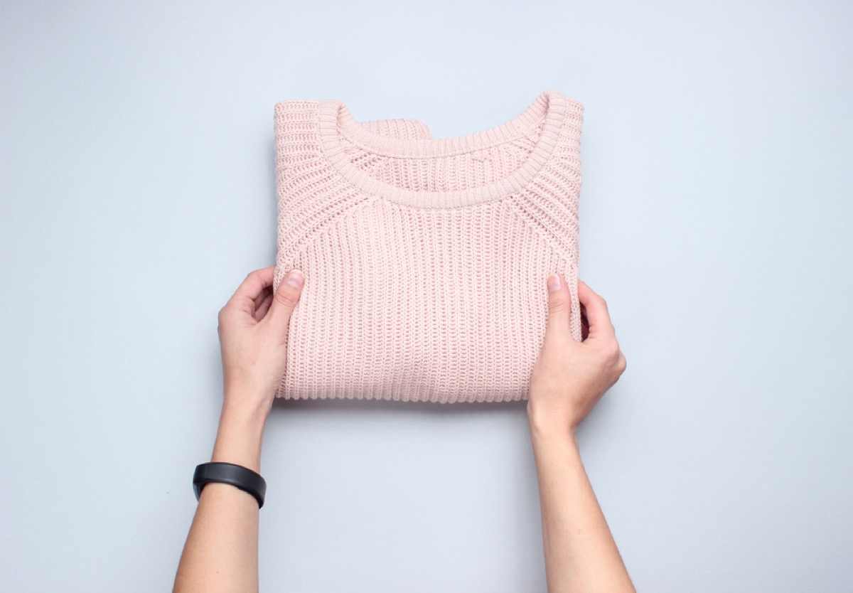 sweater folding tips