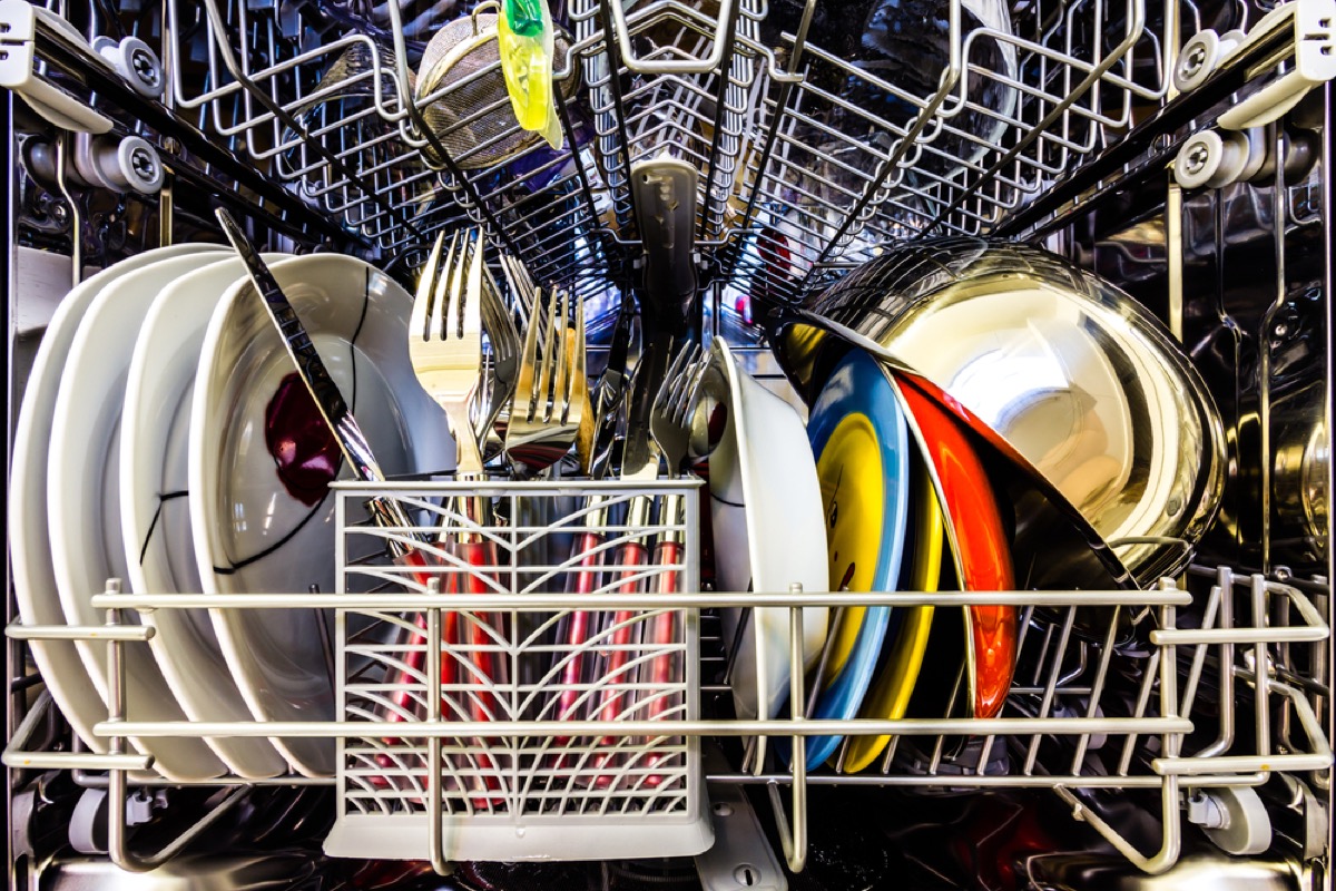 full dishwasher