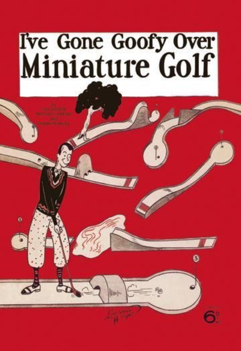 I've Gone Goofy Over Miniature Golf {1920s Slang}