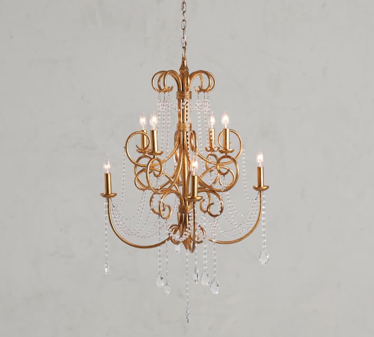 Pottery Barn Chandelier {Shopping Deals for March}