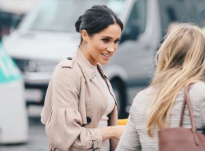vegan celebrities - AUCKLAND, NZ - OCTOBER 30: The Duchess of Sussex (Meghan Markle) visiting Auckland's Viaduct Harbour during her first Royal Tour in New Zealand on October, 2018 in Auckland, New Zealand. - Image