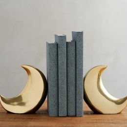 Brass Moon Bookends {Shopping Deals For March}