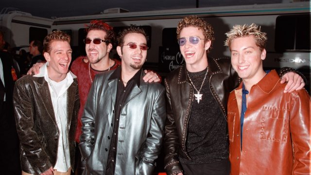 NSYNC at the American Music Awards in 2000