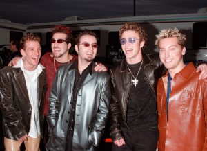 NSYNC at the American Music Awards in 2000
