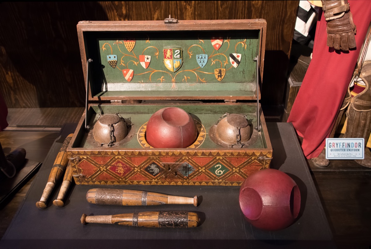 quidditch equipment in box, interesting wow facts