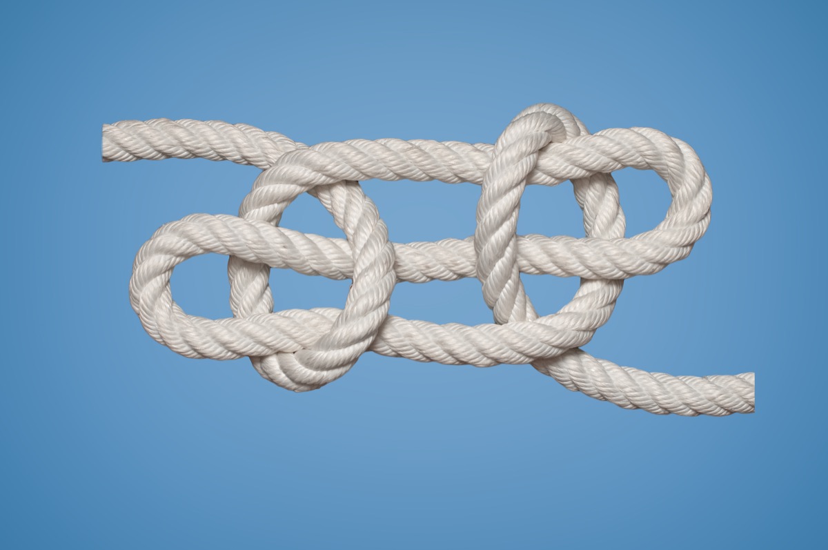 Knot in a rope