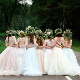 bride and bridesmaids, craziest thing brides and grooms have ever done