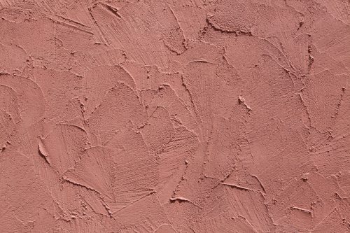 pink stucco wall
