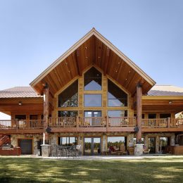 Wooden home in Georgia most popular house styles