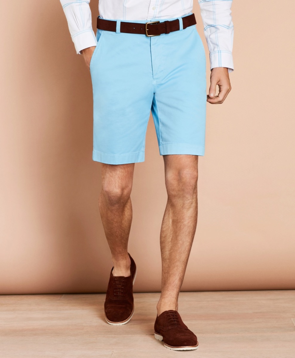 product photo, brooks brothers cotton shorts