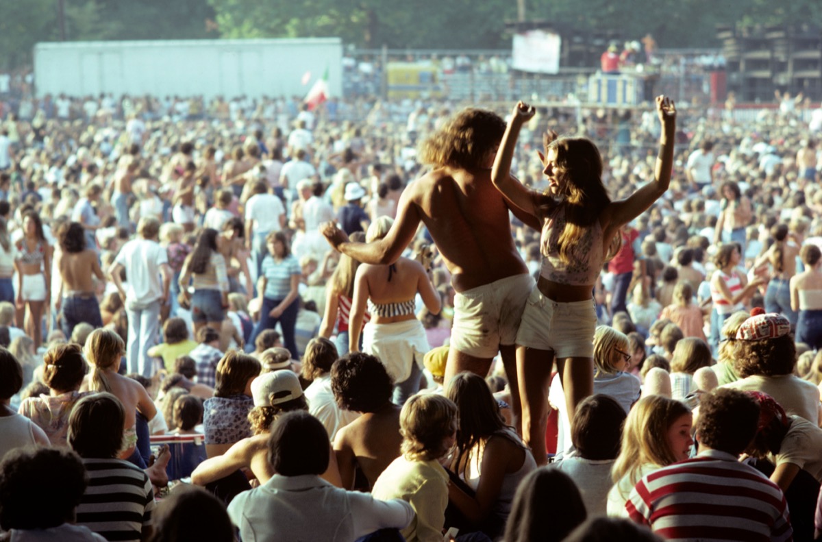 1970s Couple at a Concert