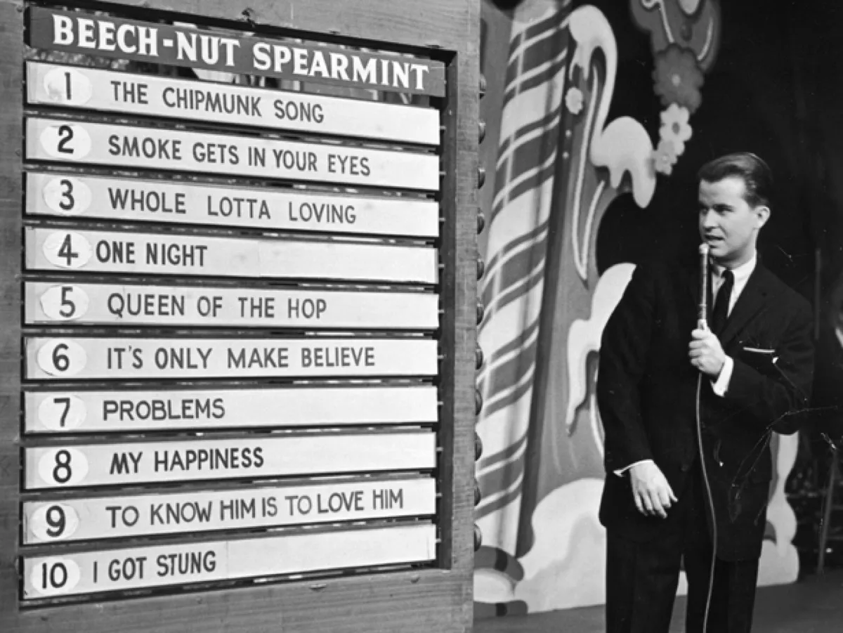Dick Clark in Bandstand (1952)