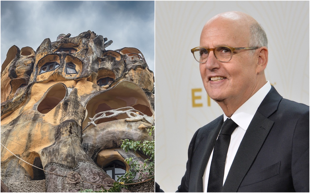 Vietnam crazy house looks droopy and similar to actor Jeffrey Tambor's face
