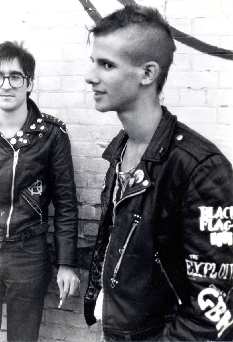 1970s fashion black leather jackets
