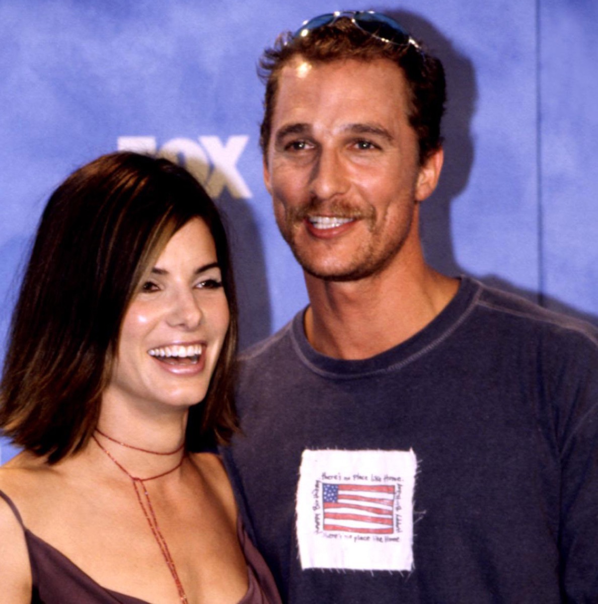 Matthew McConaughey and Sandra Bullock in 1999