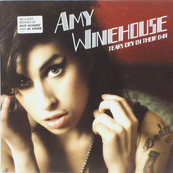 amy winehouse tears dry on their own single cover