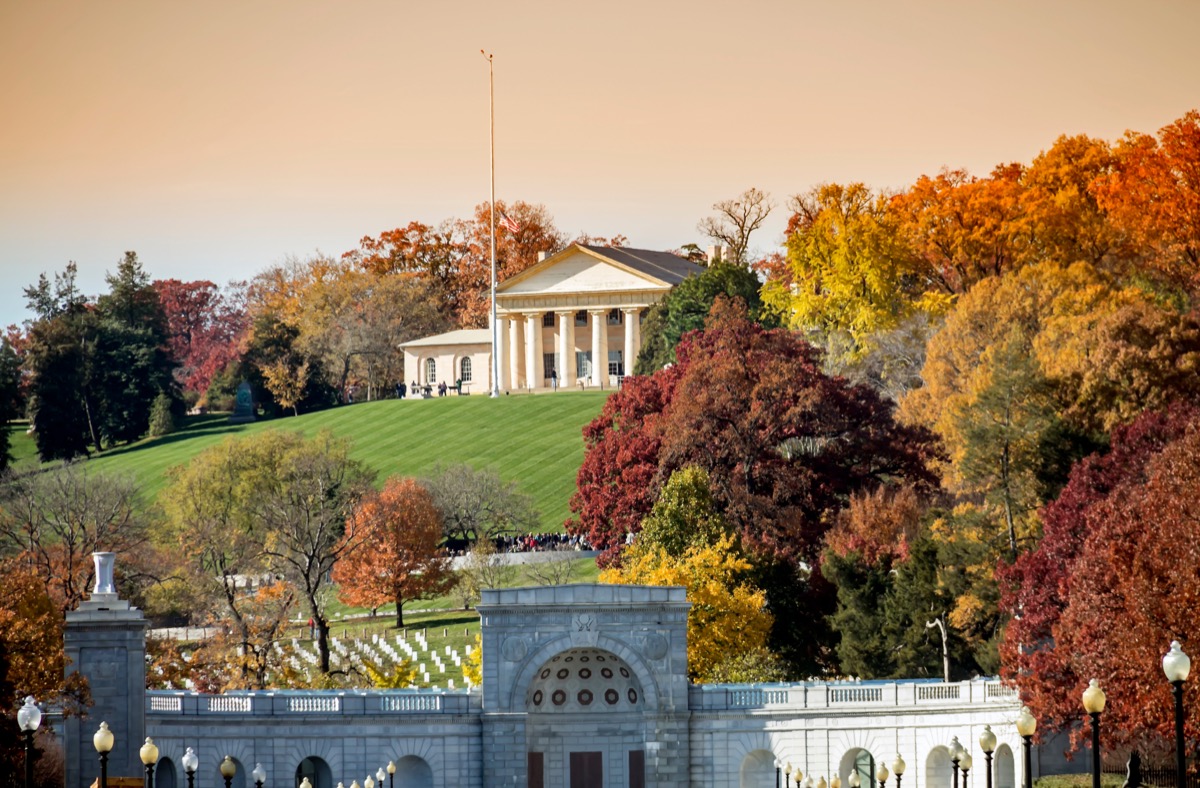 arlington national cemetery and arlington house, most common town names