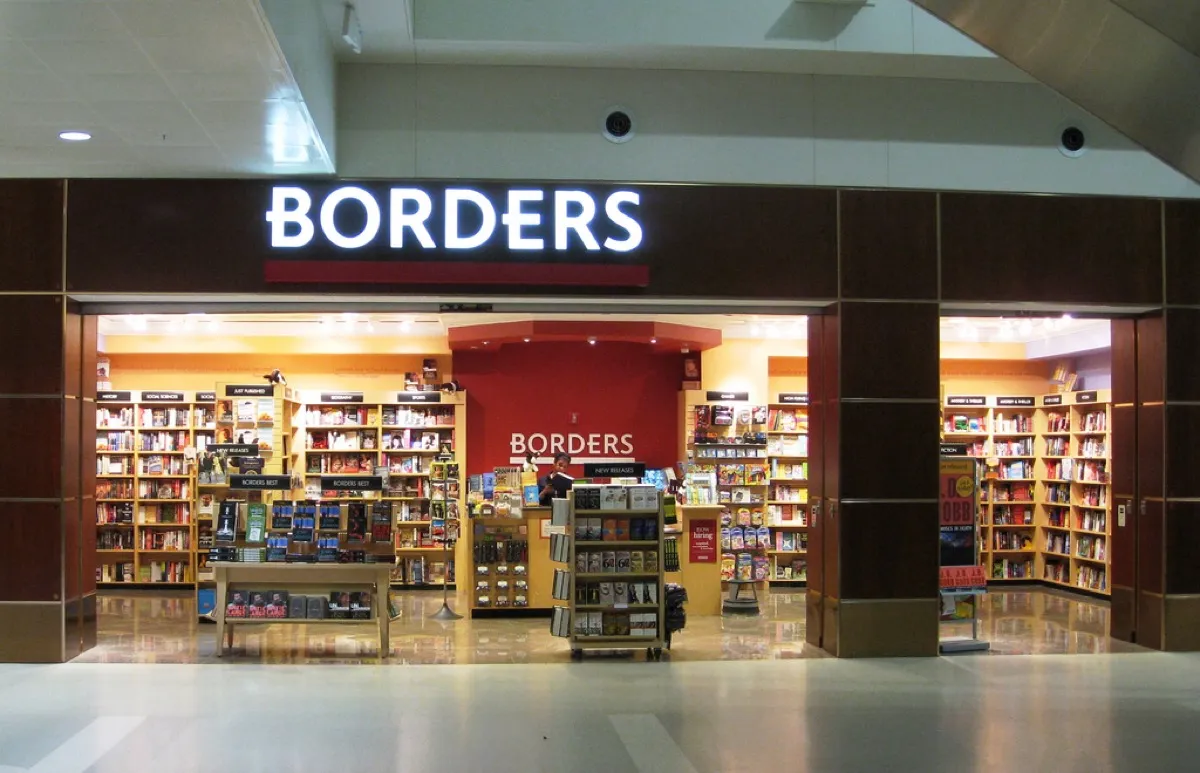 A Borders Bookstore In An Airport Stores From Childhood