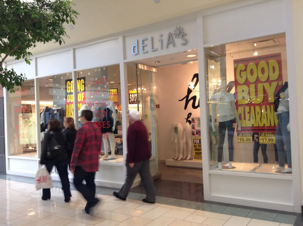 Delia's Clothing Store Stores From Childhood