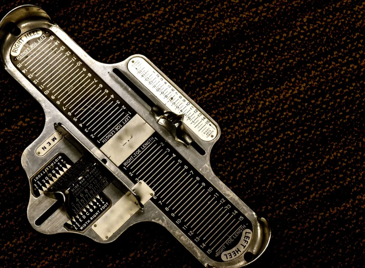 foot measure brannock device names of everyday items