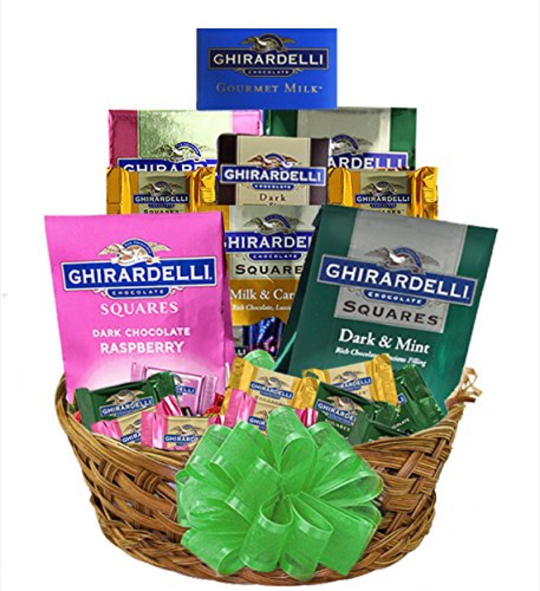ghiradelli choclate array gift basket, best teacher gifts