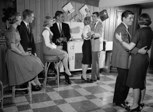 Teen Couples on a Group Date in the 1950s {Dating 50 Years Ago}