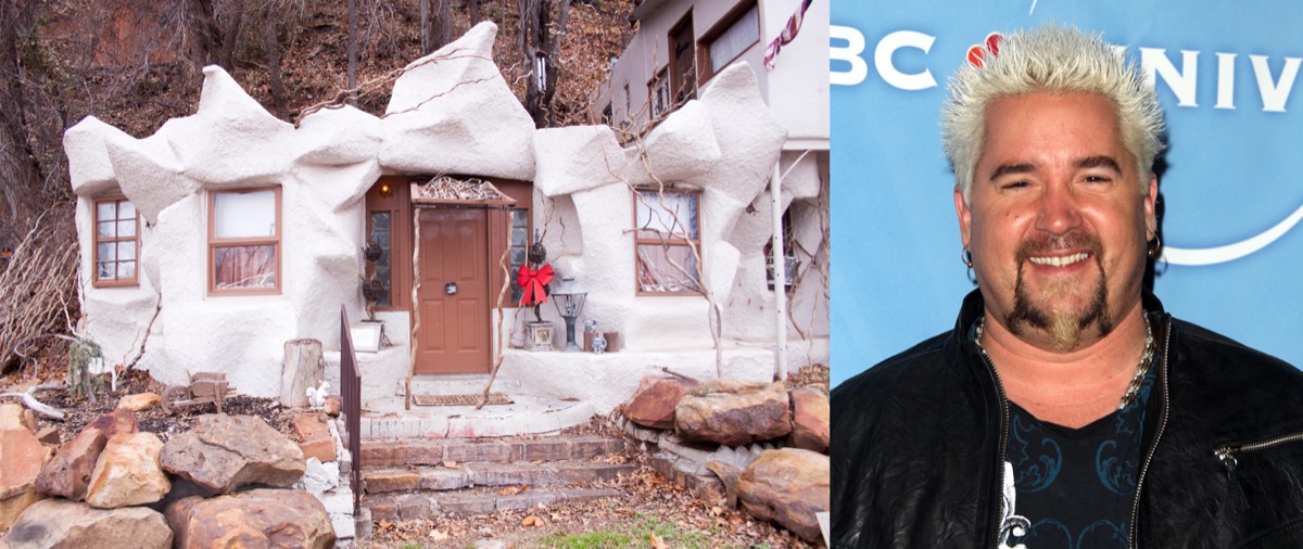 guy fieri and the cave house in oklahoma