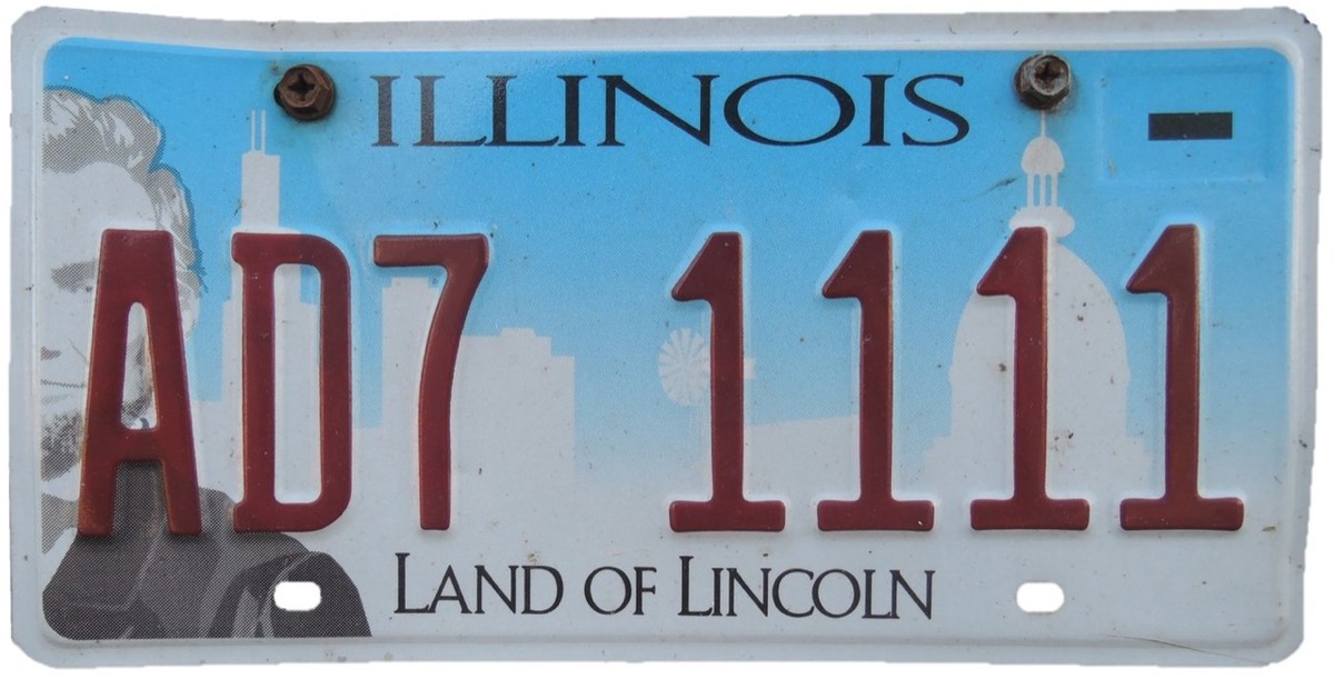 illinois license plate 