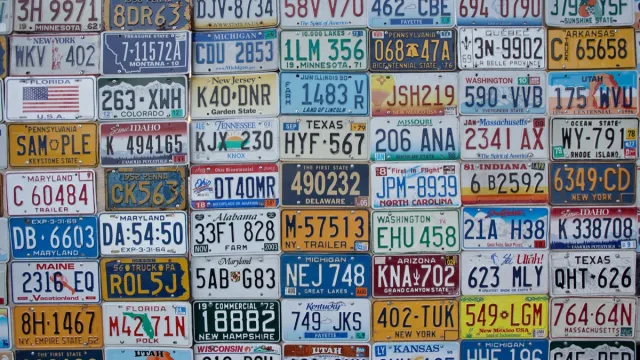 License plates 50 states, license plate quiz