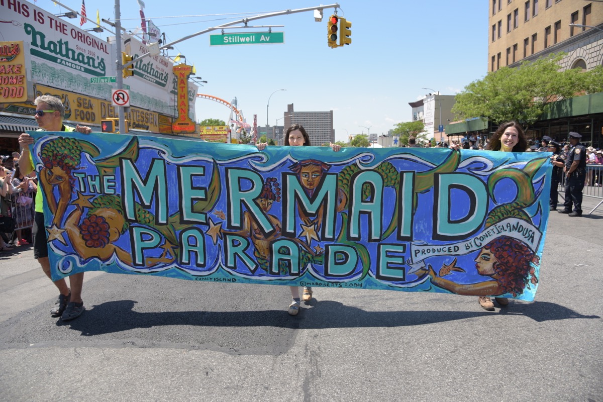 Mermaid parade