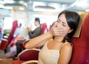 Woman Experiencing Motion Sickness Most Abused OTC Medications