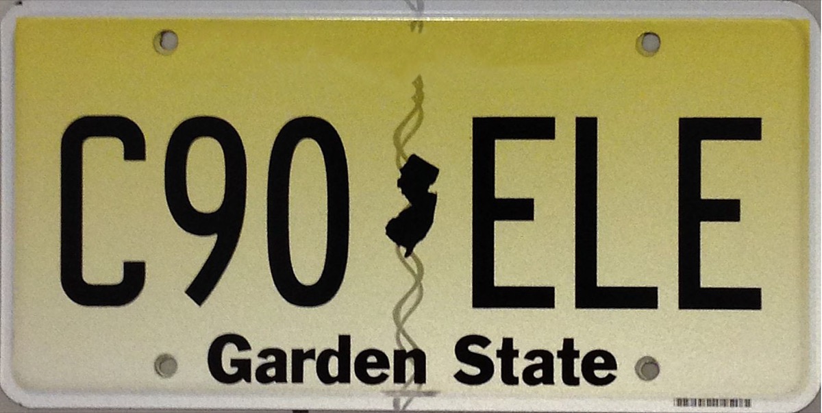 new jersey license plate