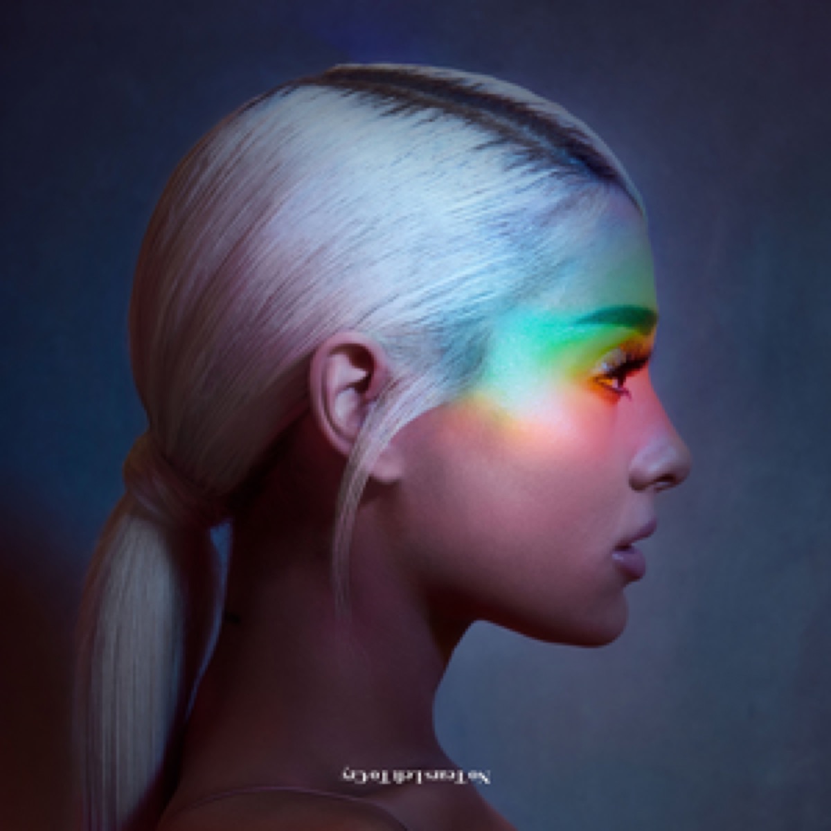 cover art for ariana grande's no tears left to cry