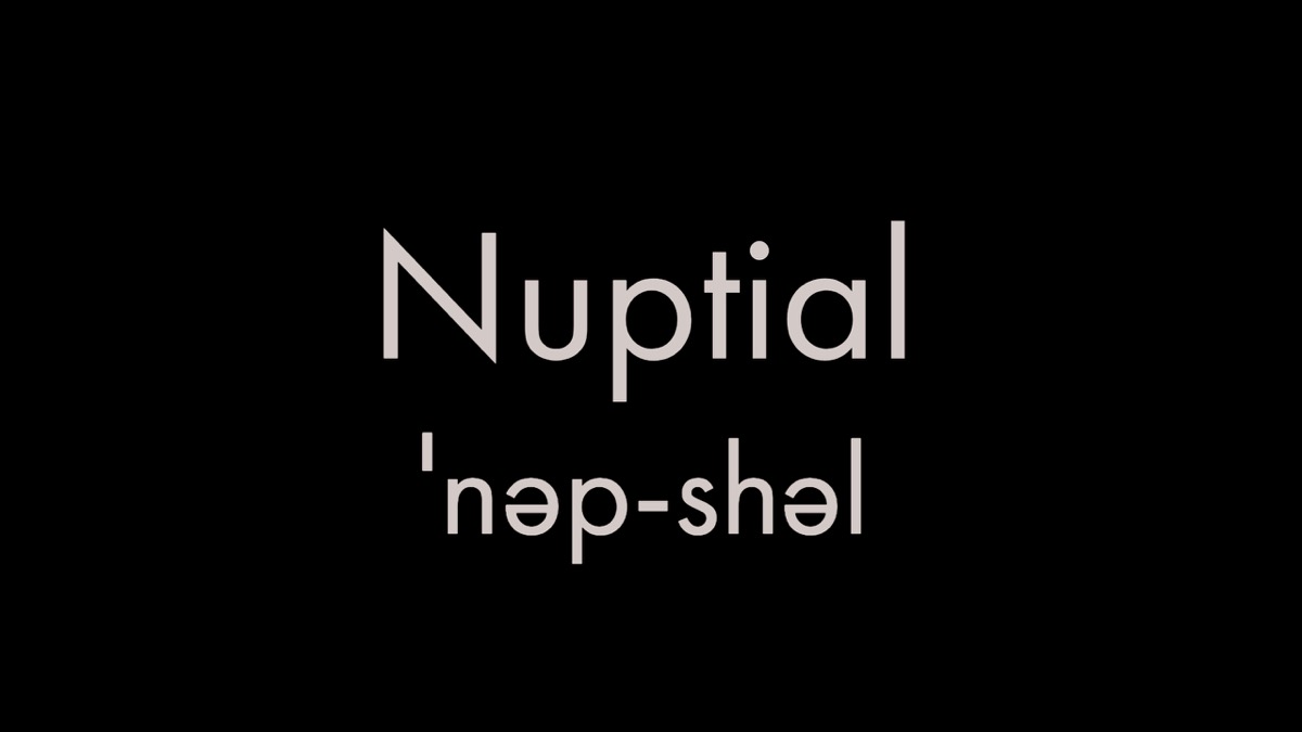How to pronounce nuptial
