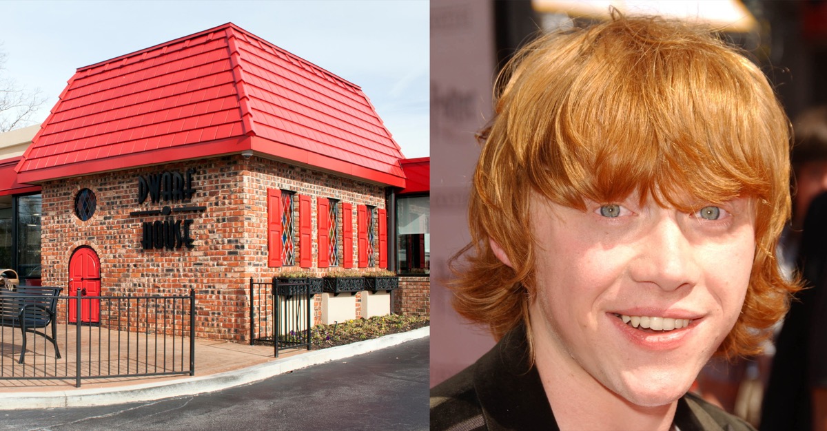 rupert grint and his lookalike building