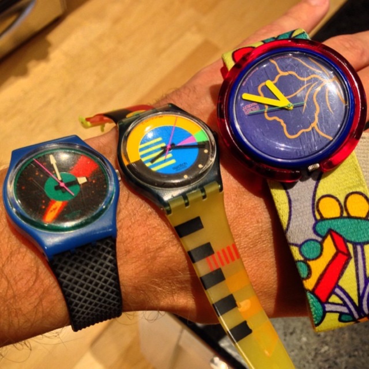 Swatch watches cool 1980s style