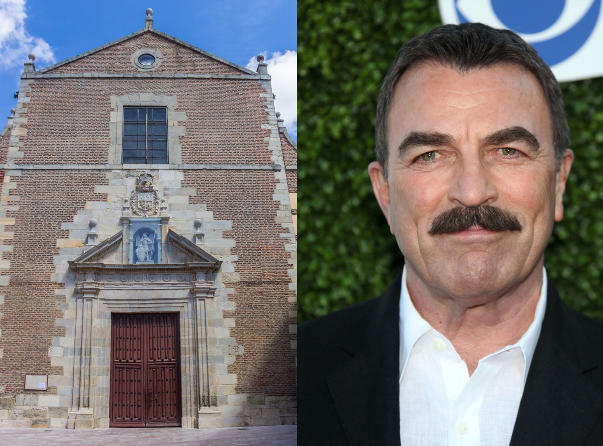tom selleck and his lookalike church