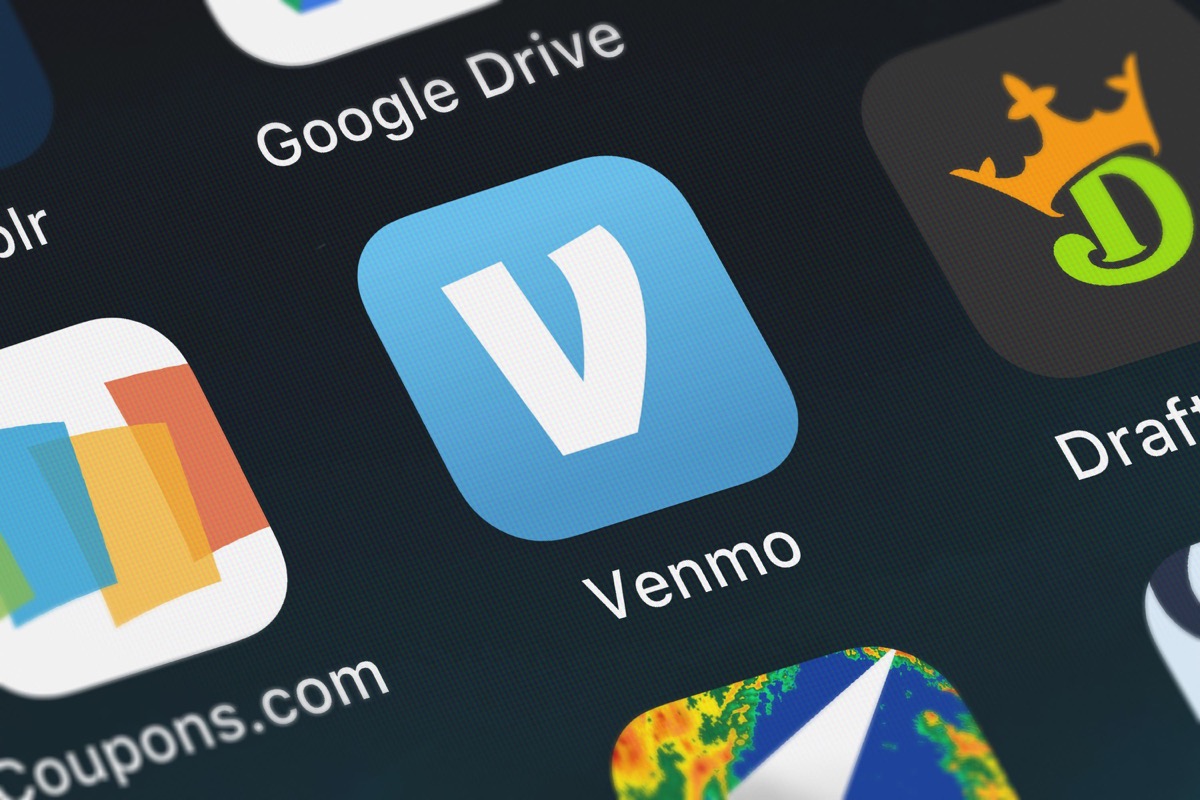 venmo app on a screen, modern tech
