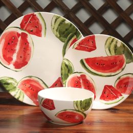 Watermelon Dinnerware Set Walmart Shopping