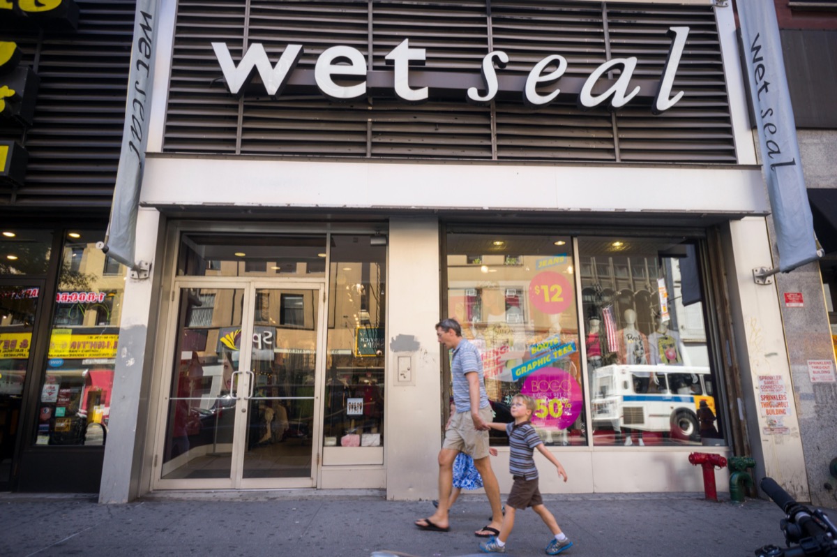 A Wet Seal store in New York