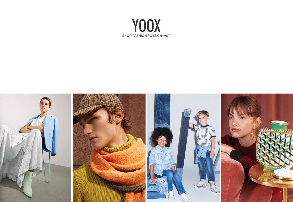 Yoox Website {Stores with Spring Markdowns}