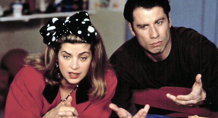 kirstie alley and john travolta in look who's talking now