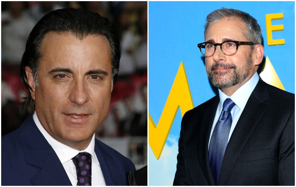 andy garcia and steve carell red carpet photos